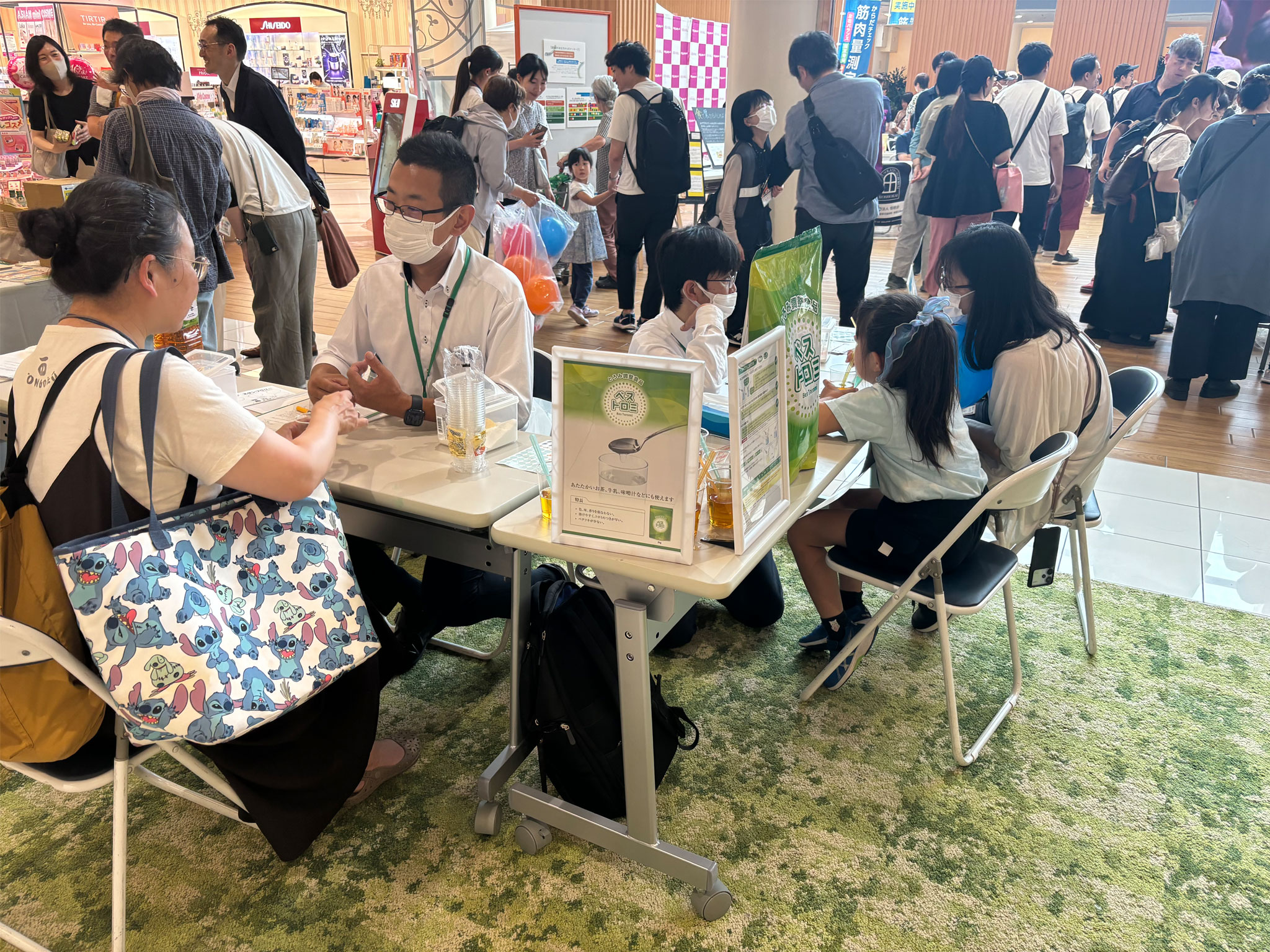 茨木市西保健福祉センター主催ぷち博覧会にてベストロミの実演会を実施